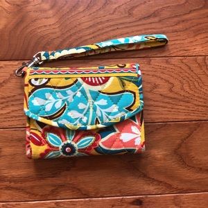 Vera Bradley Provencal Super Smart Wristlet